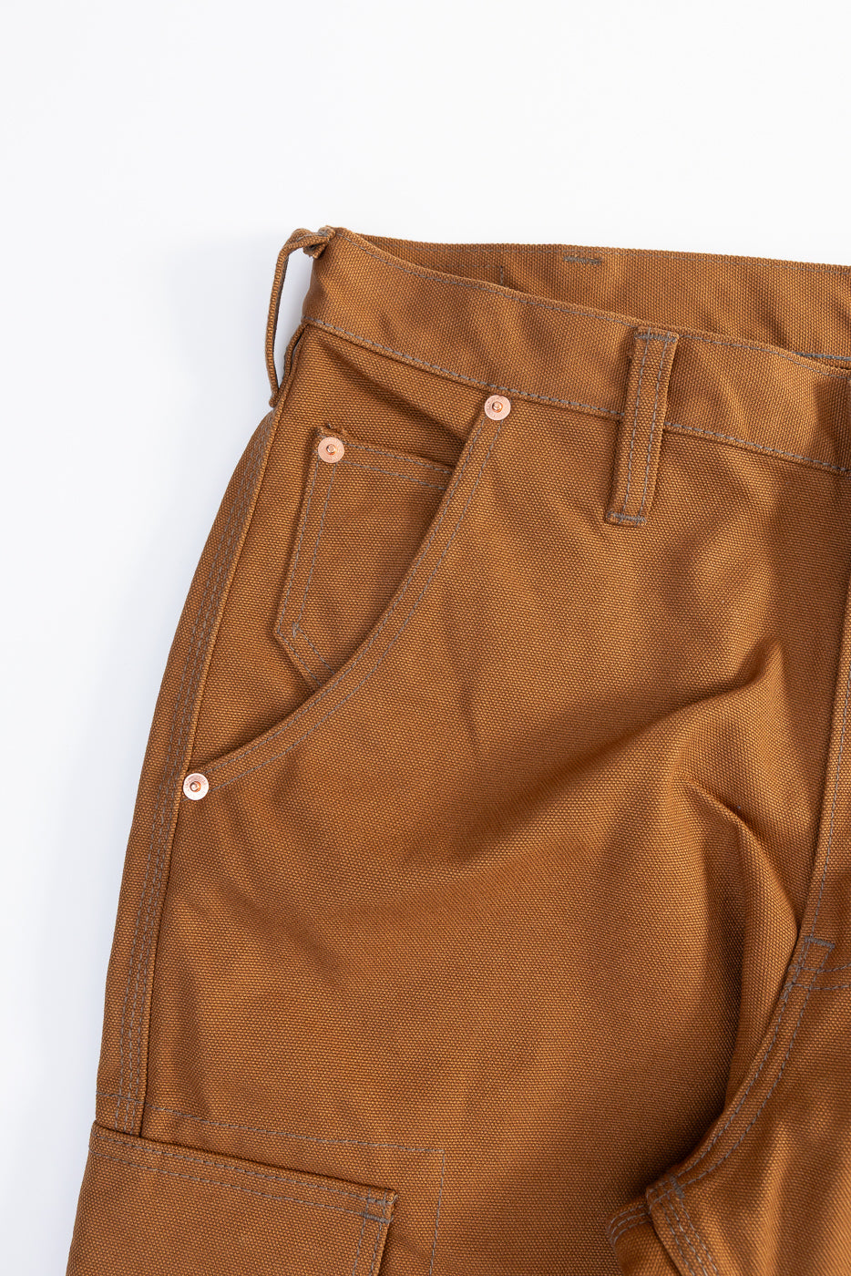 IH-734-BRN - 17oz Duck Cargo Pants - Brown
