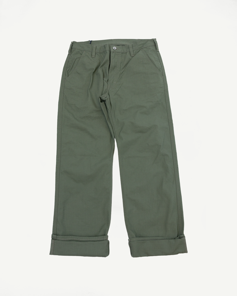 IH-746-GRN - 8oz Ripstop Wide Work Pants - Army Green | Dant