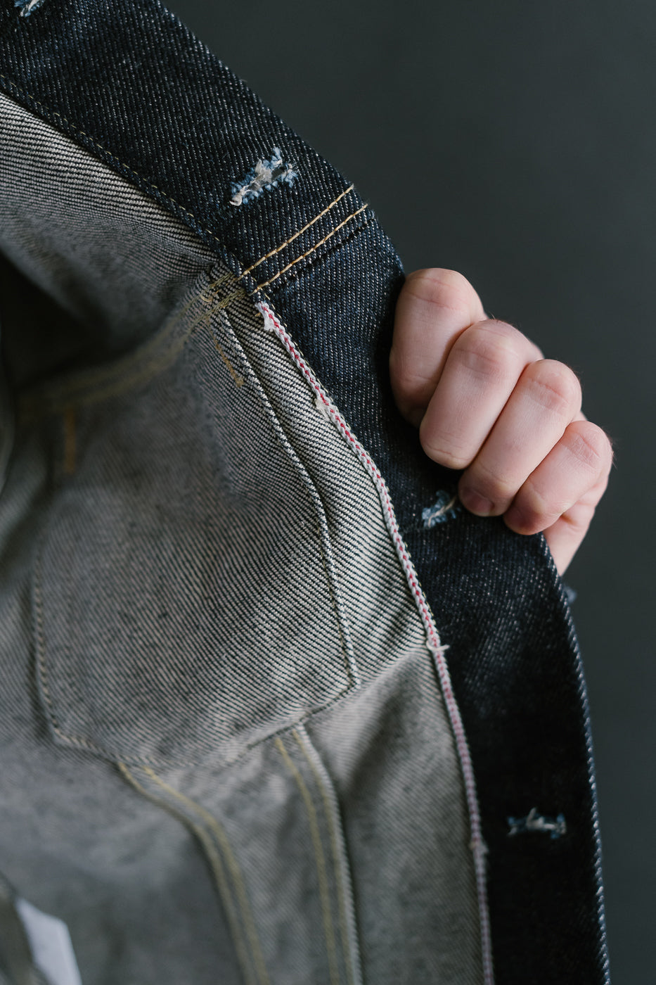 IH-526J - 21oz Selvedge Denim Type III - Indigo