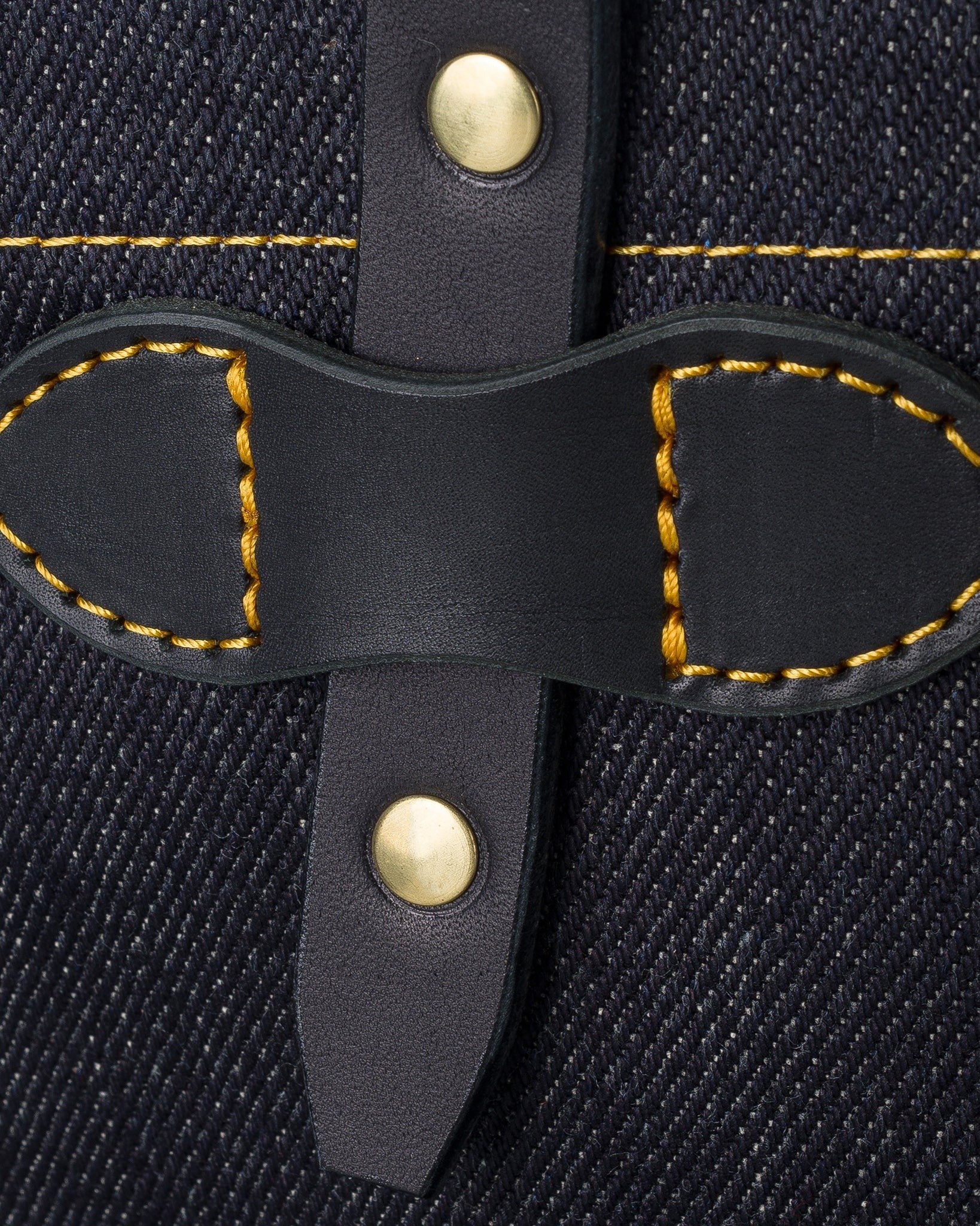 IHE-49-IND - 25oz Selvedge Denim Tote Bag