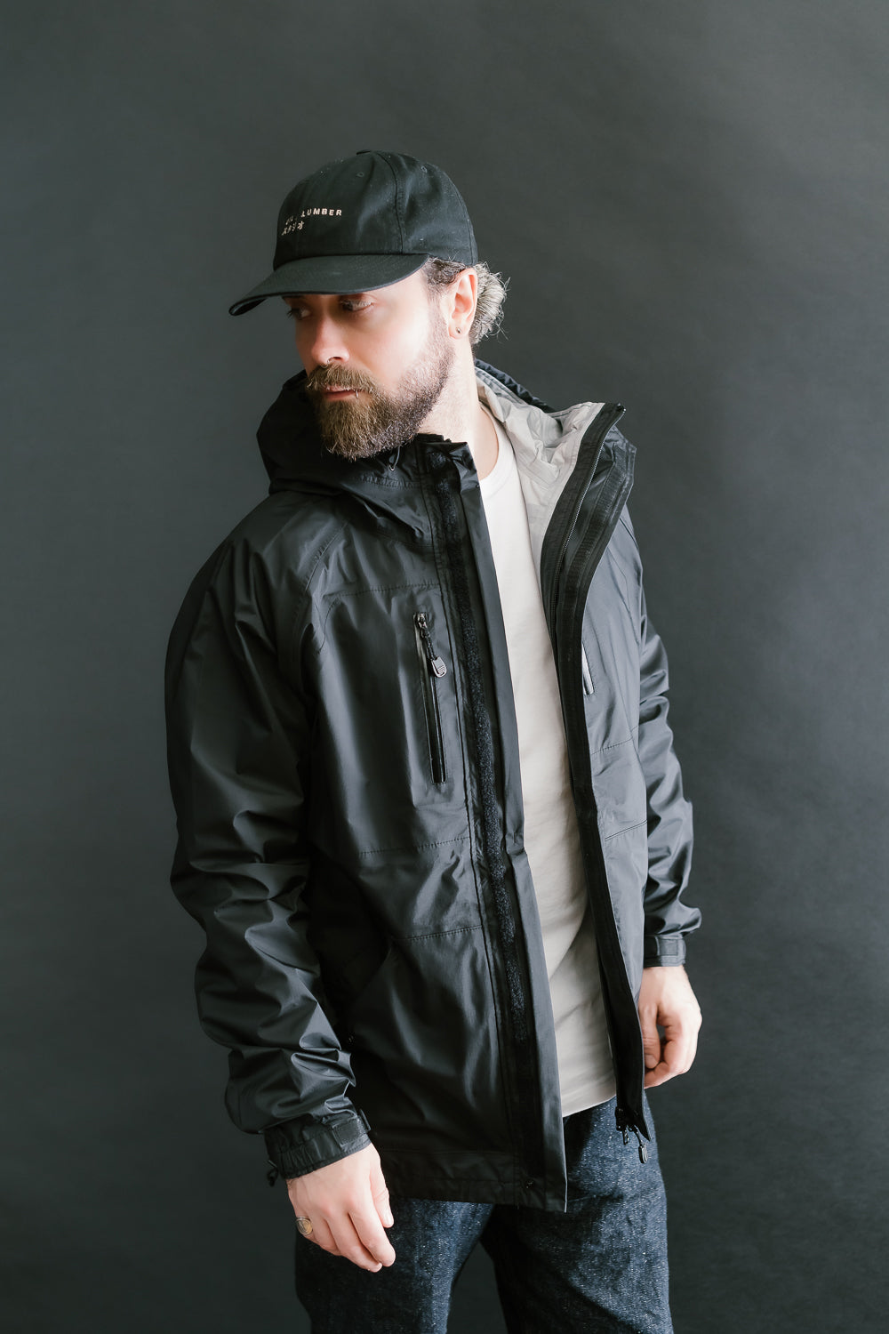 IHJ-136-BLK - Waterproof Jacket - Black | Dant