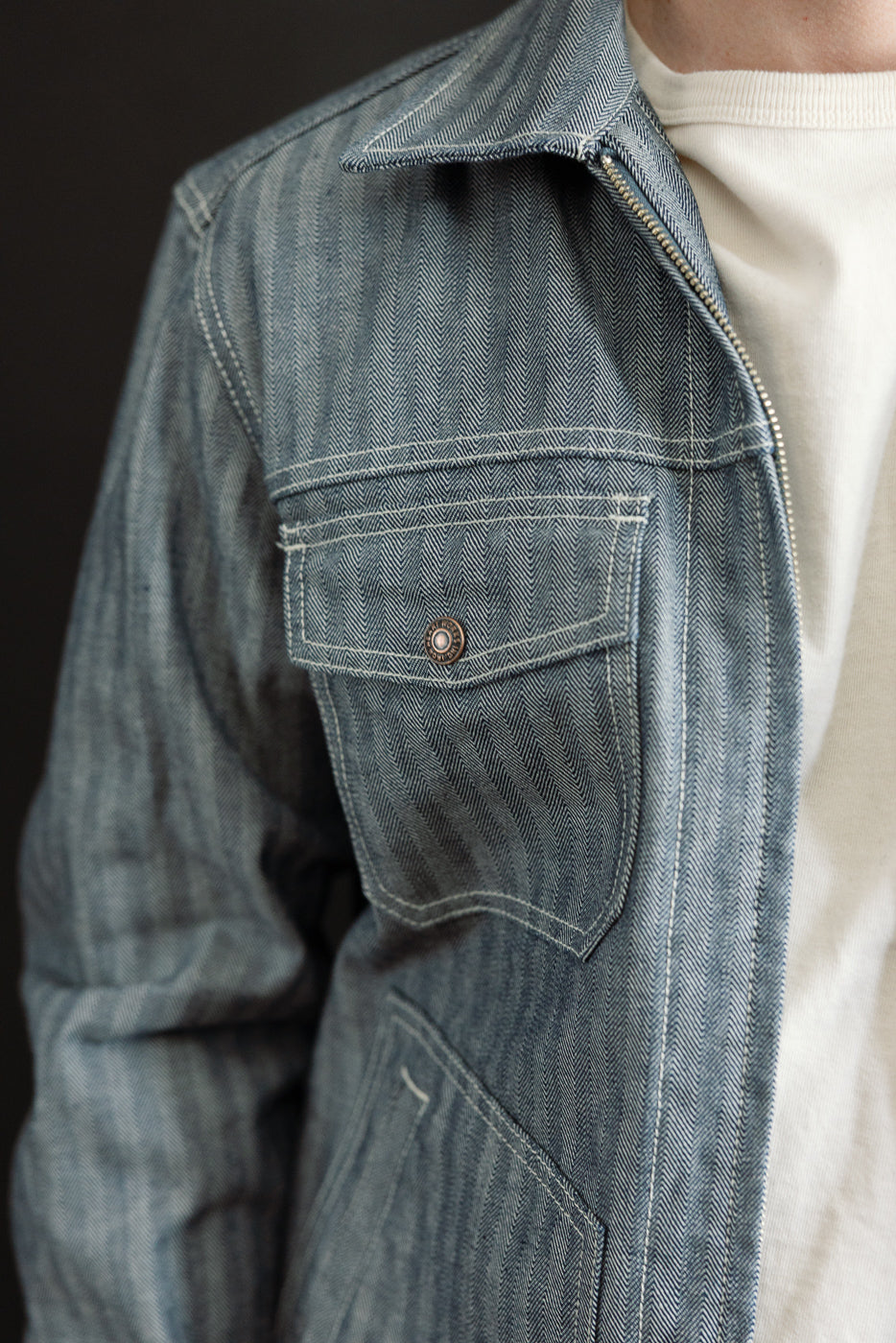 Close-up of male model 5'9