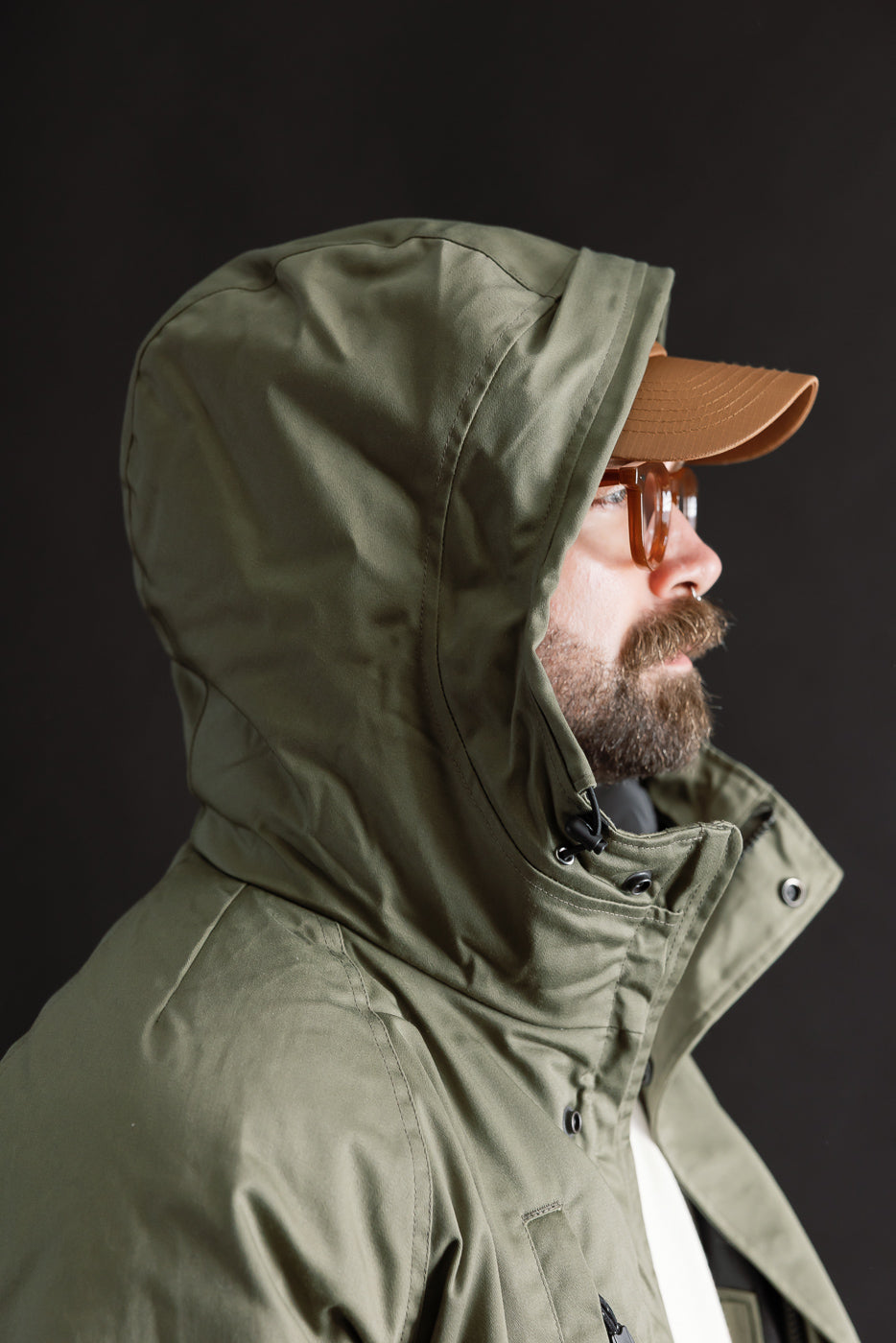 IHJ-154-OLV - 8oz Sateen/Primaloft® Winter Parka Jacket - Olive