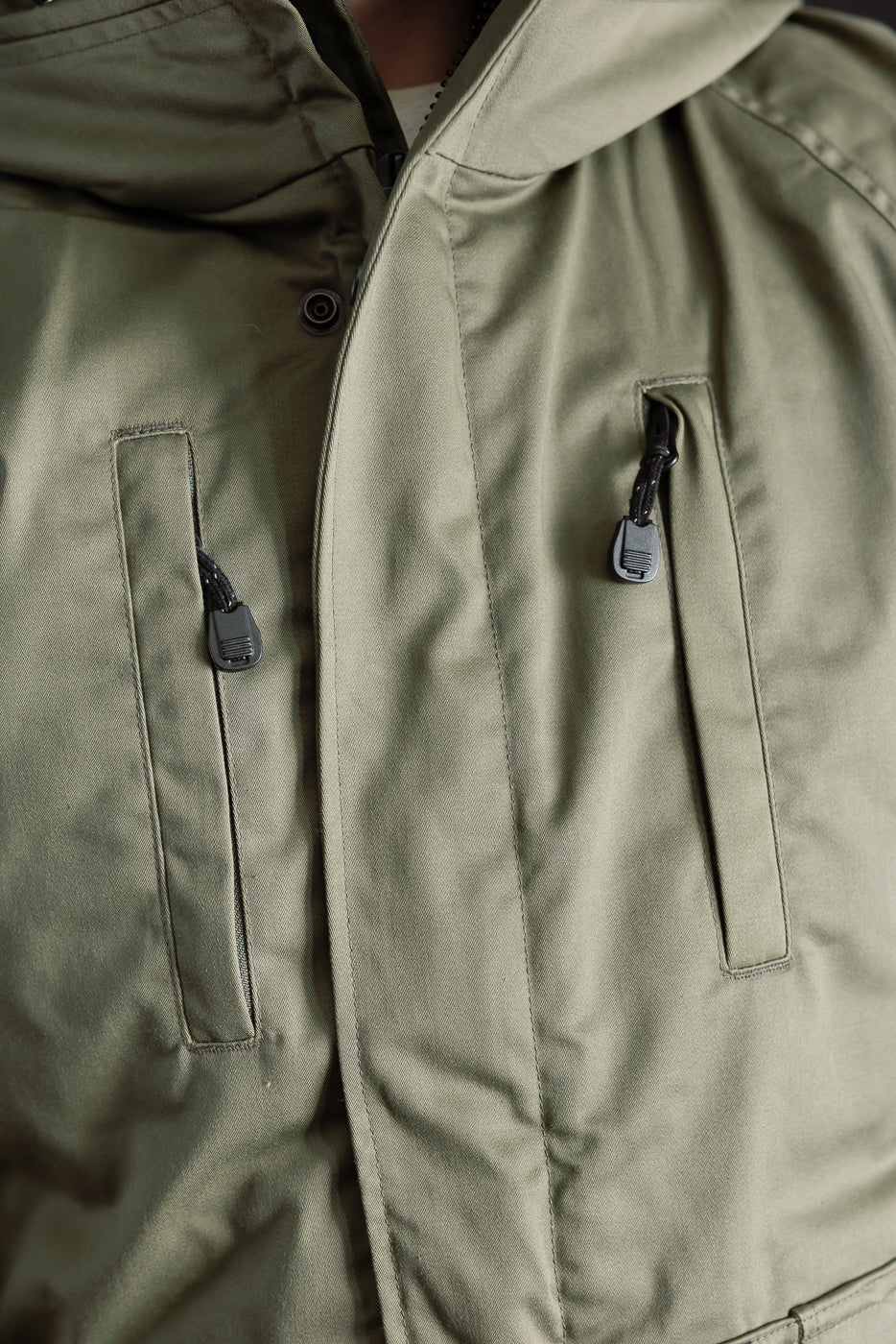 IHJ-154-OLV - 8oz Sateen/Primaloft® Winter Parka Jacket - Olive