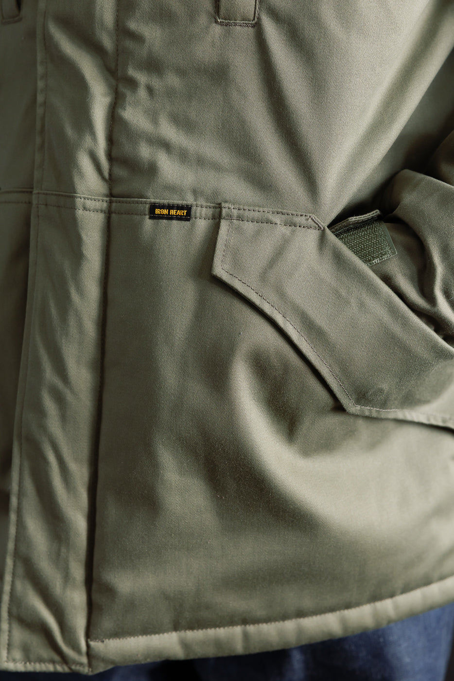 IHJ-154-OLV - 8oz Sateen/Primaloft® Winter Parka Jacket - Olive