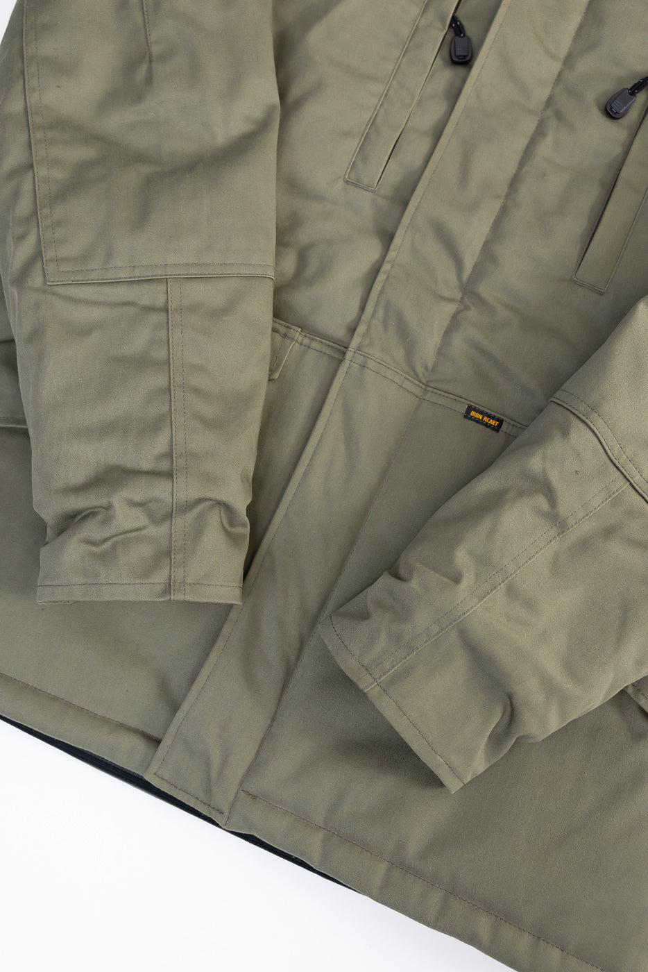 IHJ-154-OLV - 8oz Sateen/Primaloft® Winter Parka Jacket - Olive