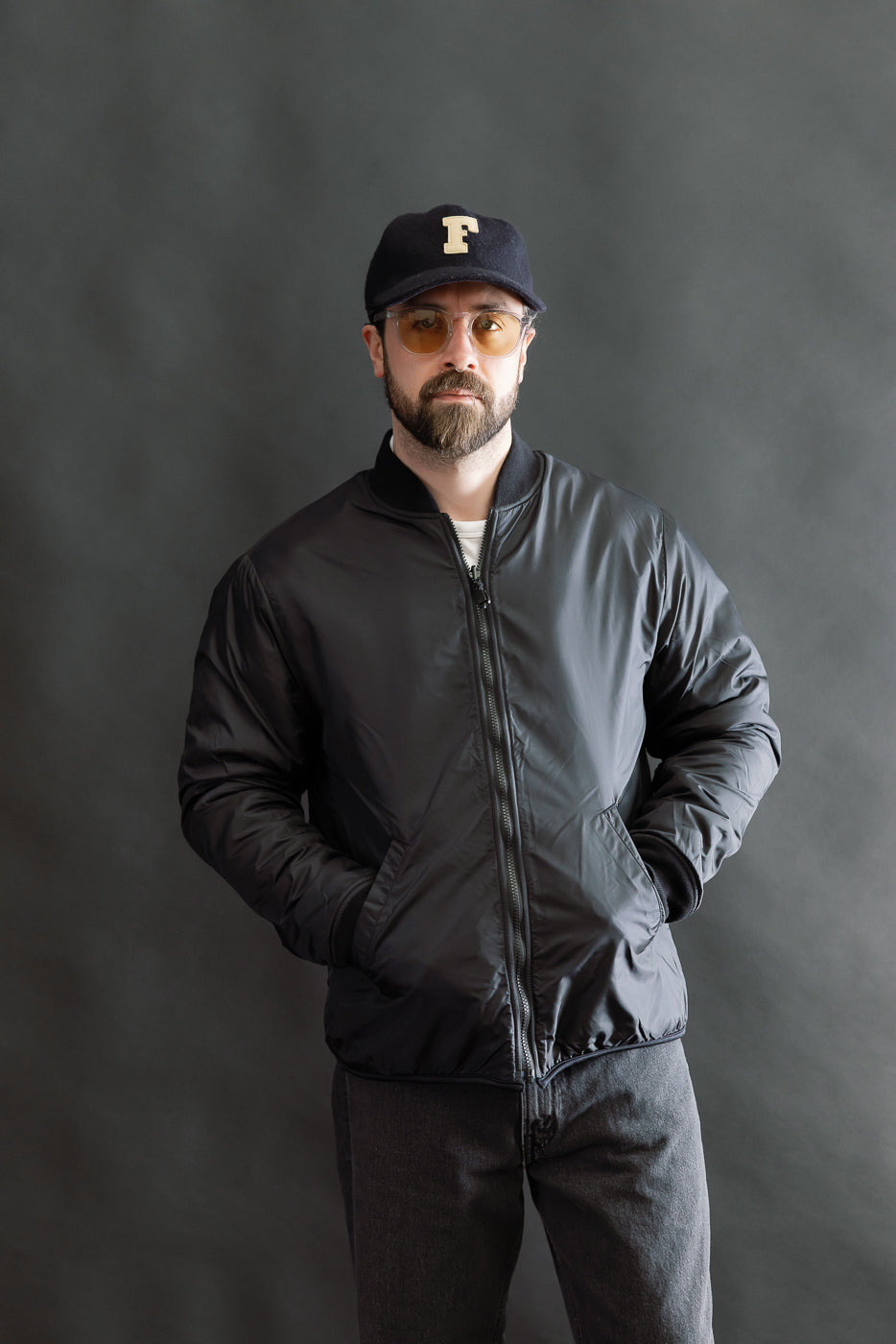 IHJ-157-BLK - Reversible Fleece Jacket - Black | Dant