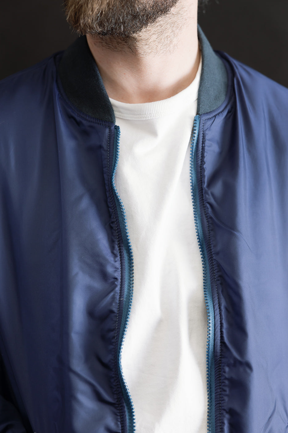 Close-up of male model, 5'9