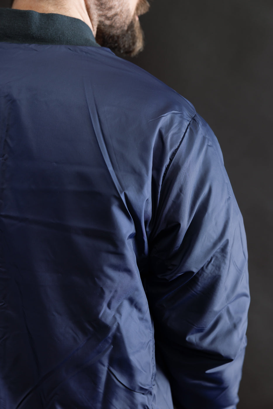 IHJ-157-NAV - Reversible Fleece Jacket - Navy Blue | Dant