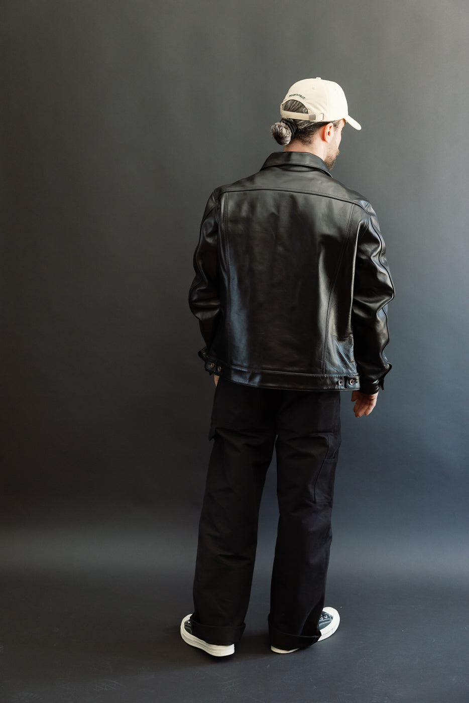 IHJ-64-BLK - Japanese Horsehide Modified Type III Jacket - Black