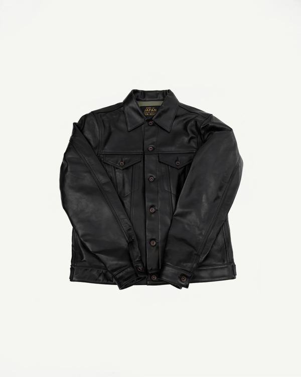 IHJ-64-BLK - Japanese Horsehide Modified Type III Jacket - Black