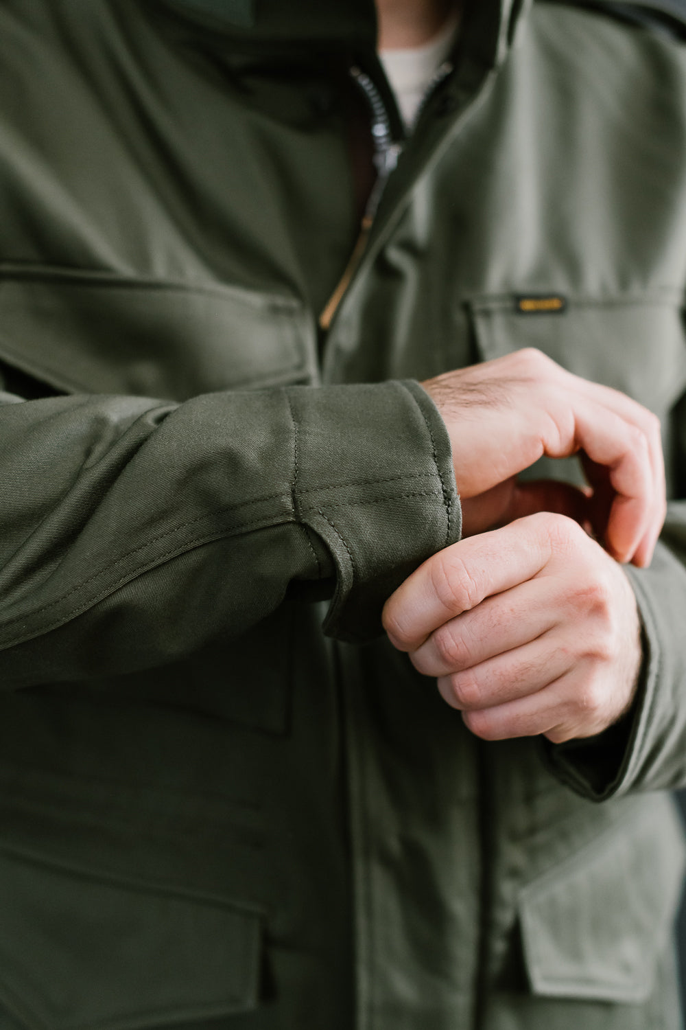 Close-up of male model (5'9