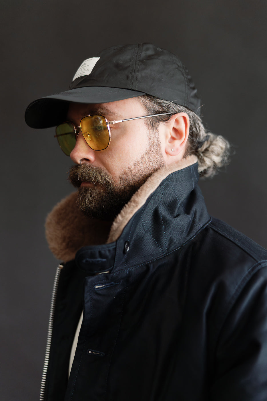 IHM-35-NAV Whipcord N1 Deck Jacket - Navy