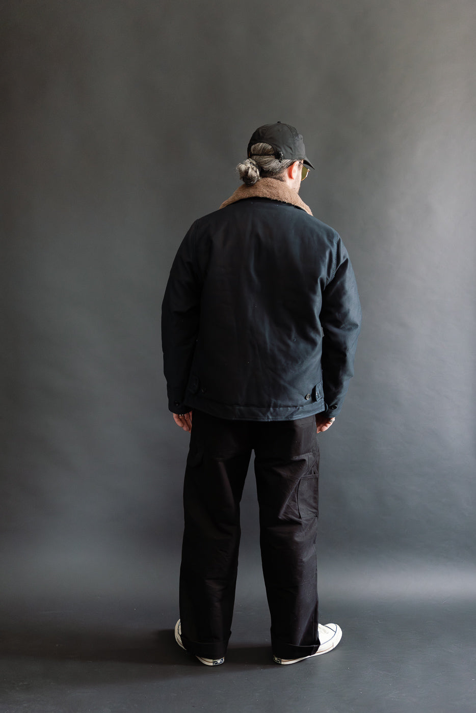 IHM-35-NAV Whipcord N1 Deck Jacket - Navy