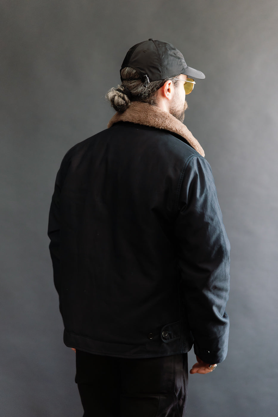 IHM-35-NAV Whipcord N1 Deck Jacket - Navy