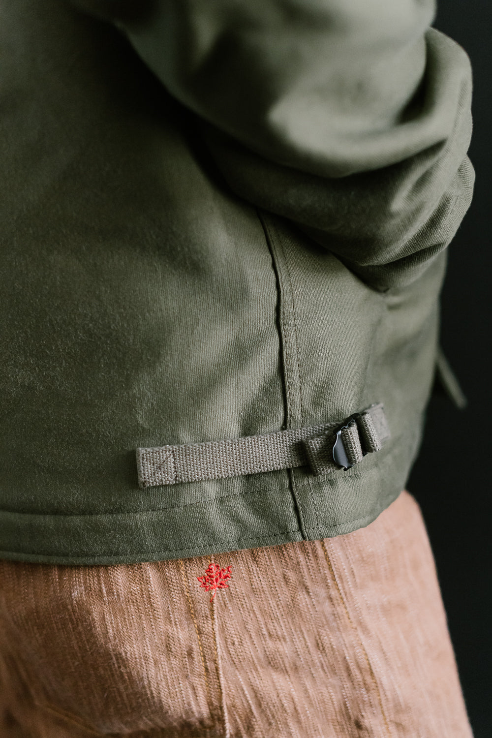 IHM-40-GRN - Whipcord A2 Deck Jacket - Olive Drab Green