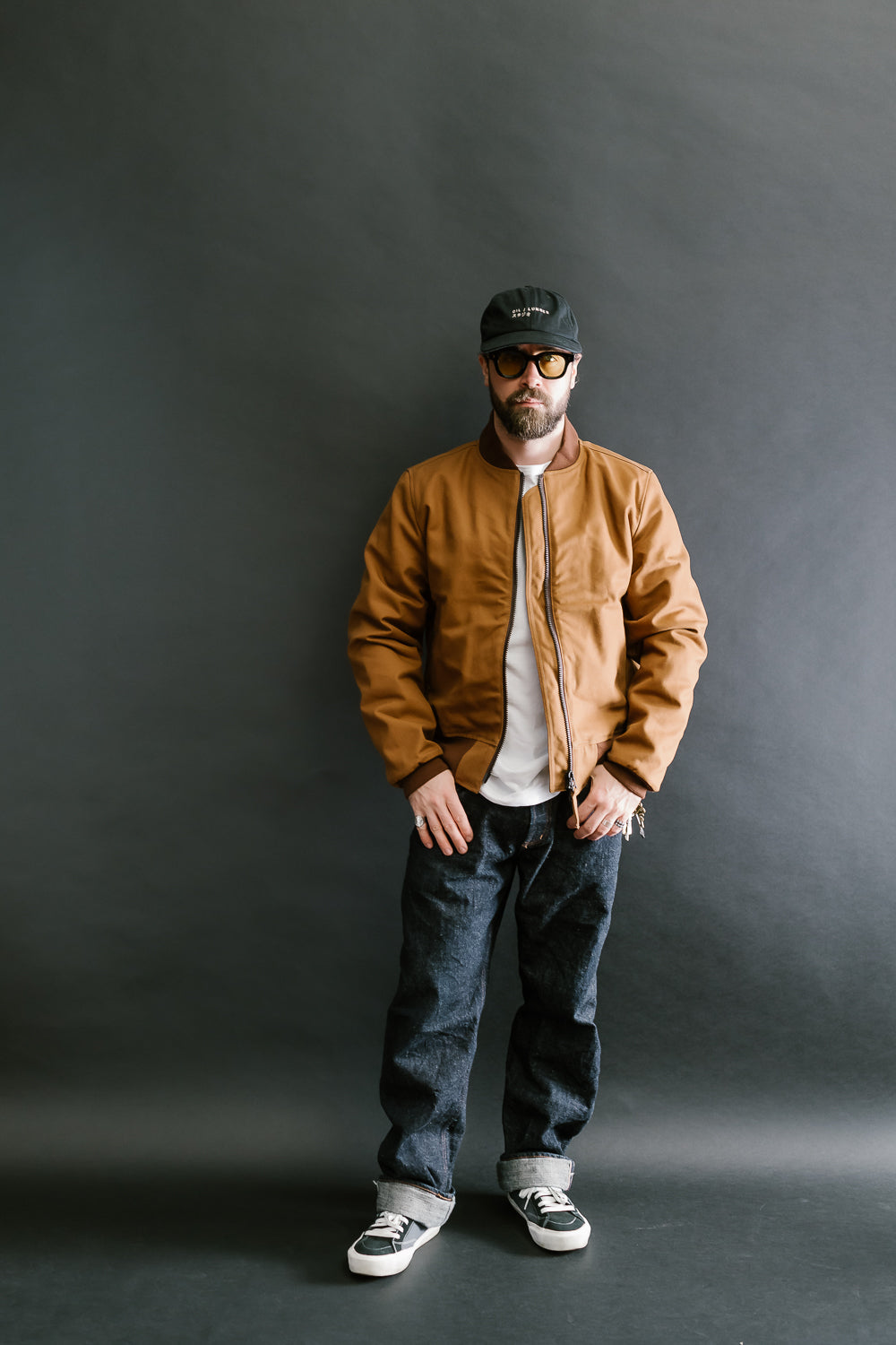 IHM-44-BRN - 17oz Duck Type L-2B Flight Jacket - Brown