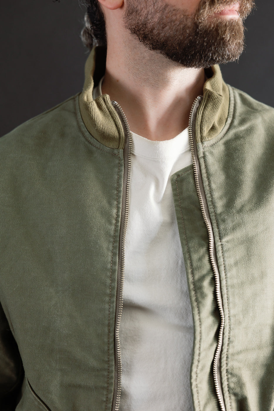 IHM-47-ODG - 12oz Whipcord Tanker Jacket - Olive Drab Green | Dant