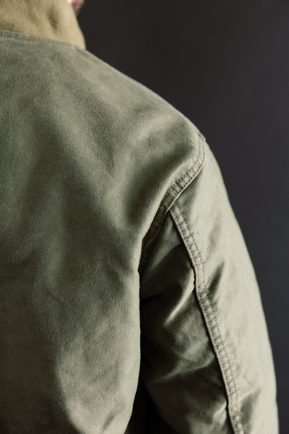 IHM-47-ODG - 12oz Whipcord Tanker Jacket - Olive Drab Green