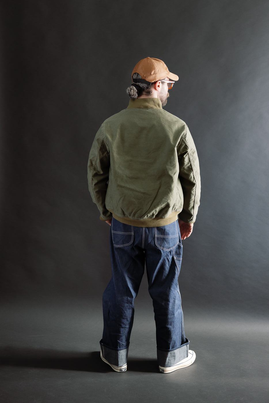 IHM-47-ODG - 12oz Whipcord Tanker Jacket - Olive Drab Green