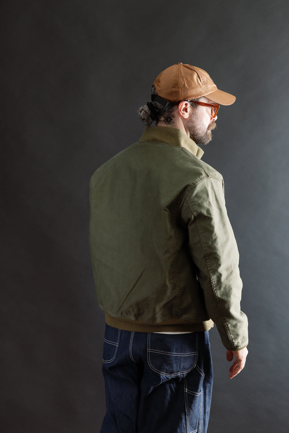 IHM-47-ODG - 12oz Whipcord Tanker Jacket - Olive Drab Green
