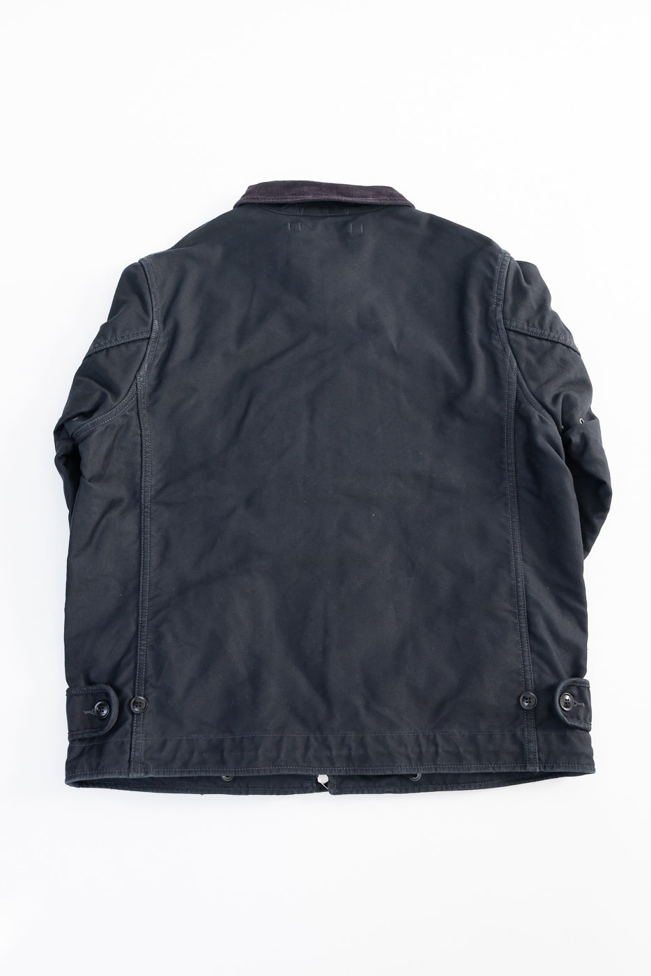 IHM-48-BLK - 12oz Whipcord Lightweight N1 Deck Jacket - Black