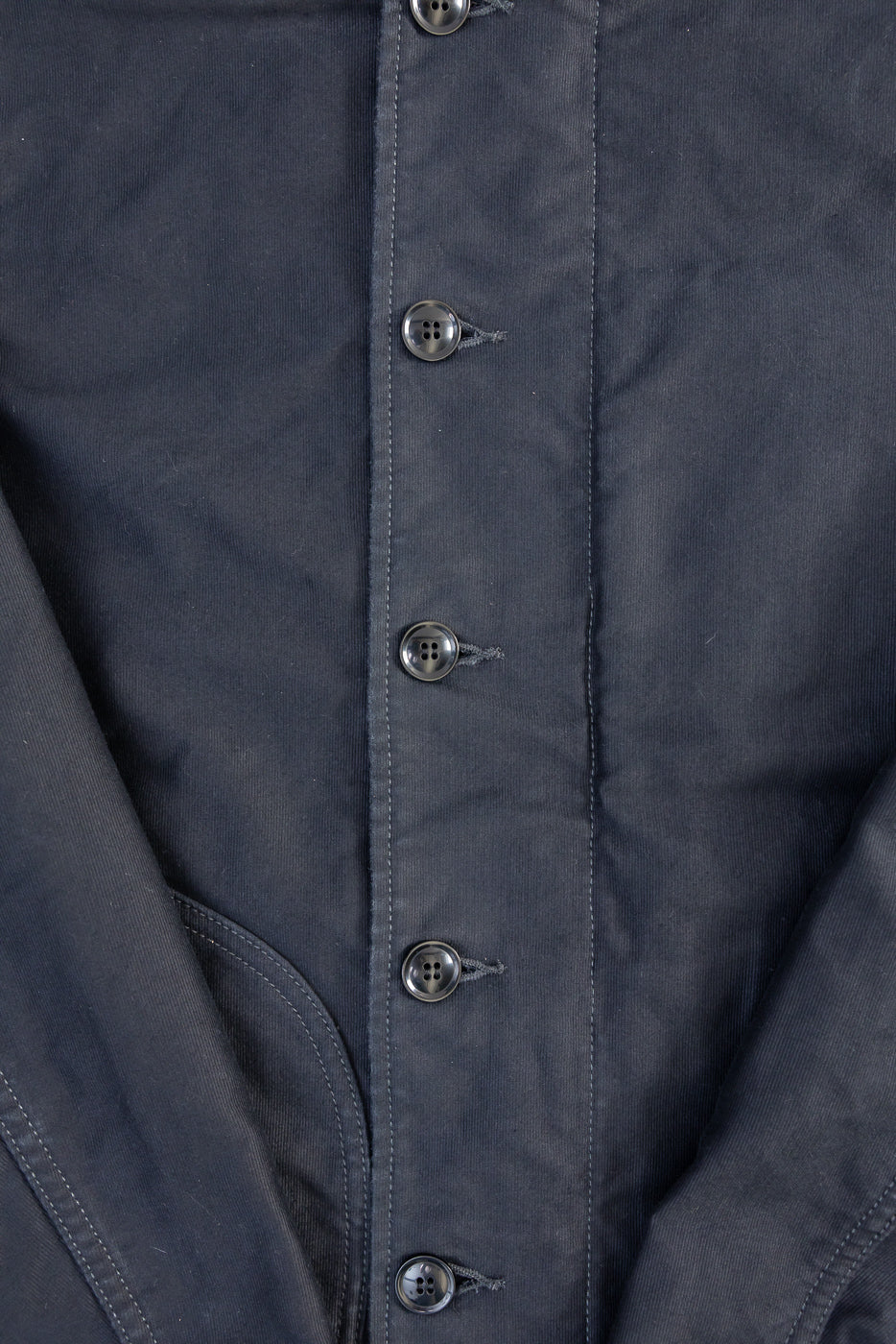 IHM-48-BLK - 12oz Whipcord Lightweight N1 Deck Jacket - Black