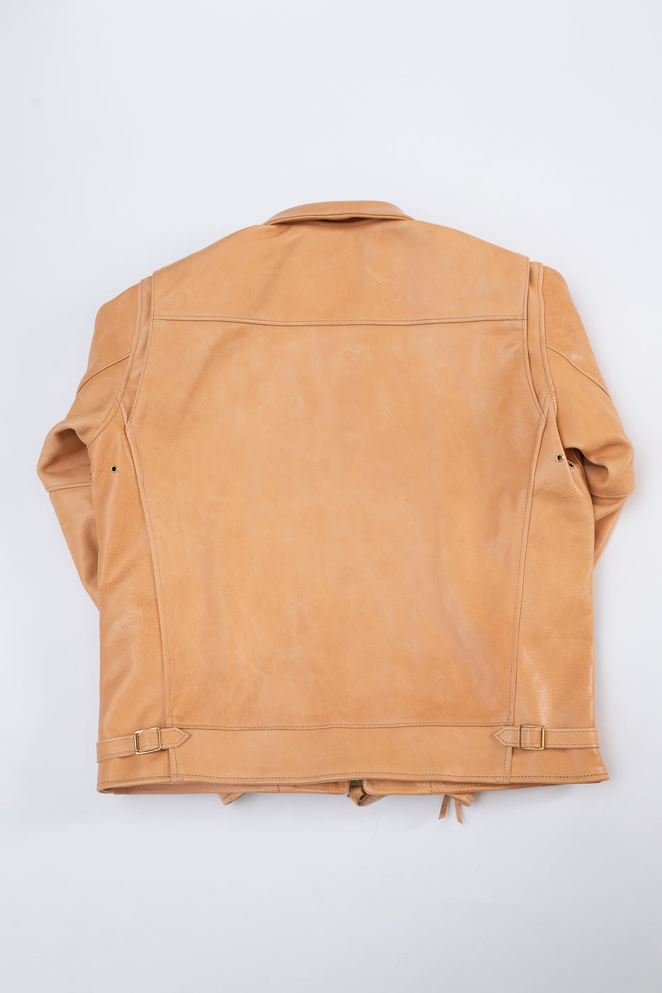 IHSB-TGN-NAT - Iron Heart x Simmons Bilt Mustang Horsehide Tailgunner - Natural