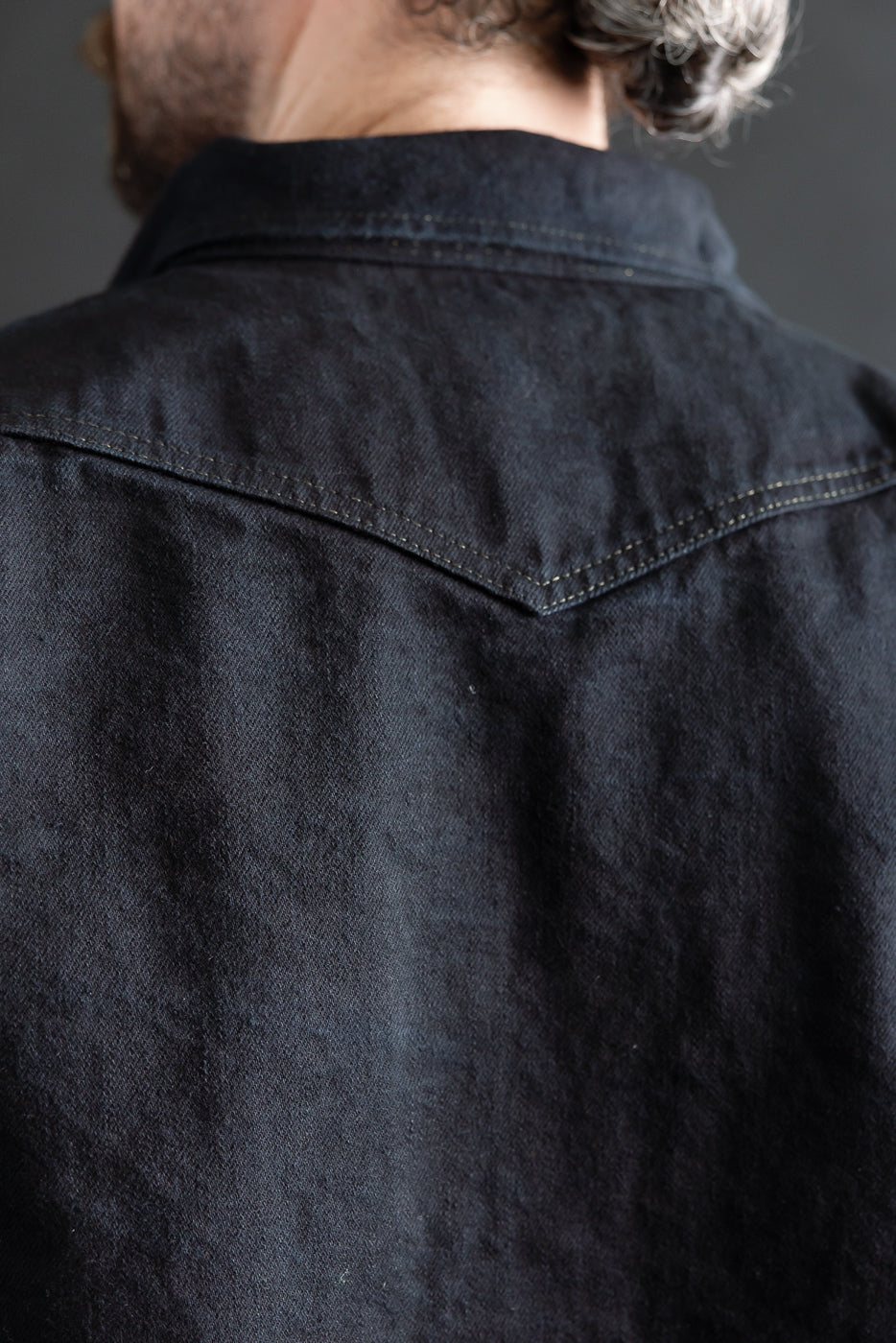 IHSH-293-OD - 18oz Vintage Selvedge Denim CPO Shirt - Indigo