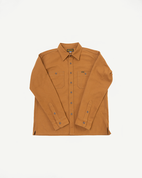 IHSH-423-CAM - 13oz Oxford Cloth Work Overshirt - Camel | Dant