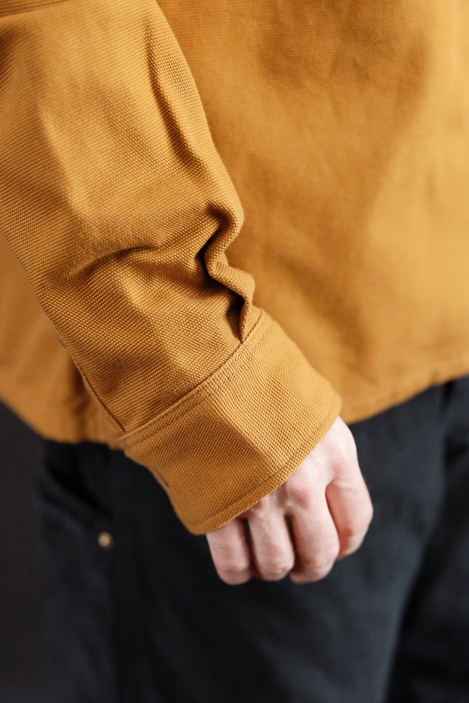 IHSH-423-CAM - 13oz Oxford Cloth Work Overshirt - Camel