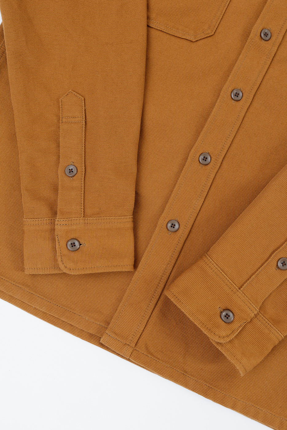 IHSH-423-CAM - 13oz Oxford Cloth Work Overshirt - Camel