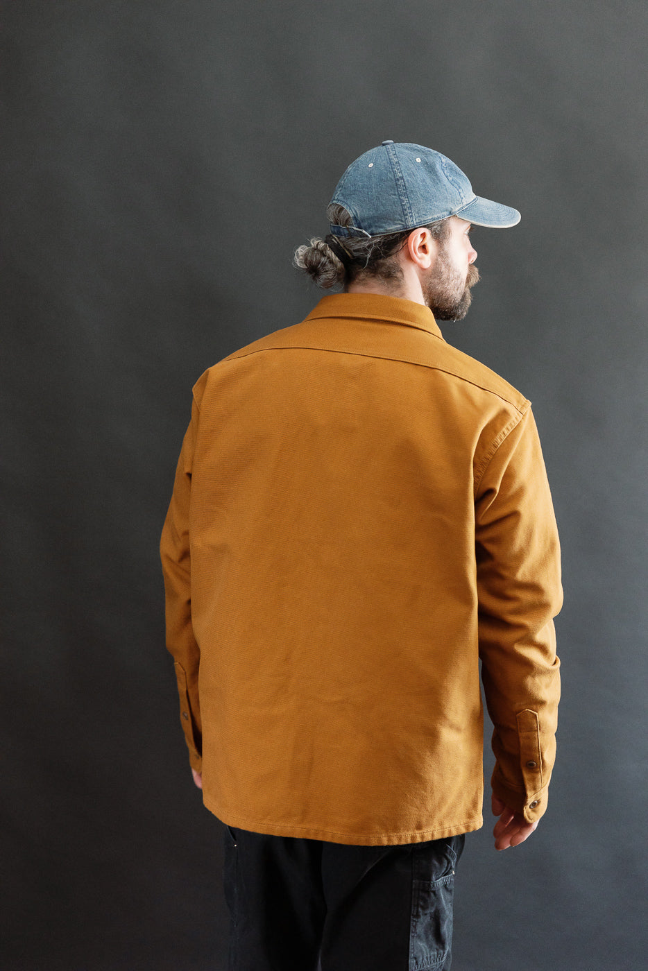 IHSH-423-CAM - 13oz Oxford Cloth Work Overshirt - Camel