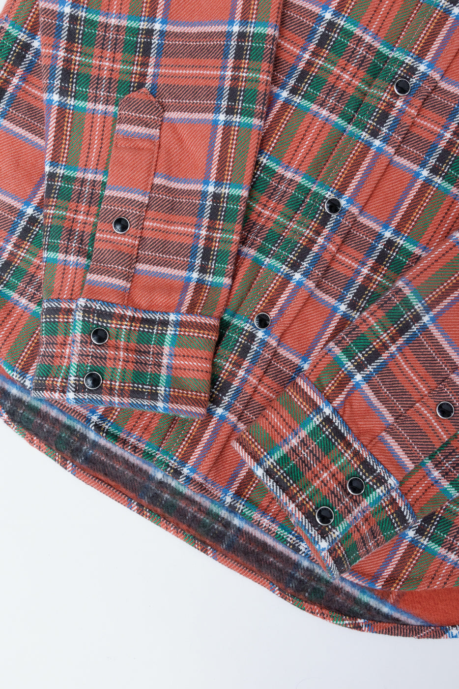 IHSH-436-RED - Ultra Heavy Flannel American Check Western Shirt - Red 