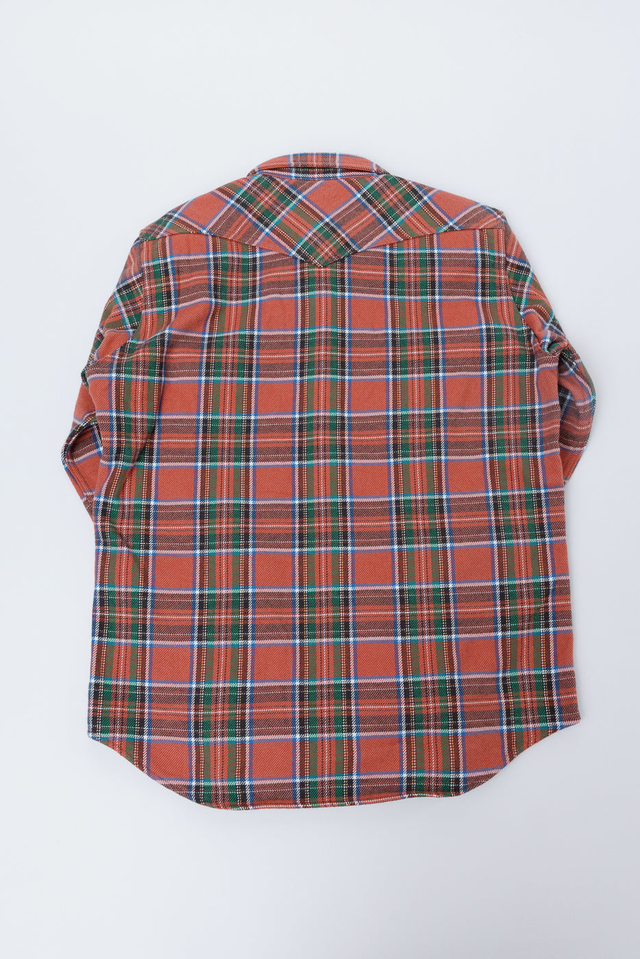 IHSH-436-RED - Ultra Heavy Flannel American Check Western Shirt - Red 
