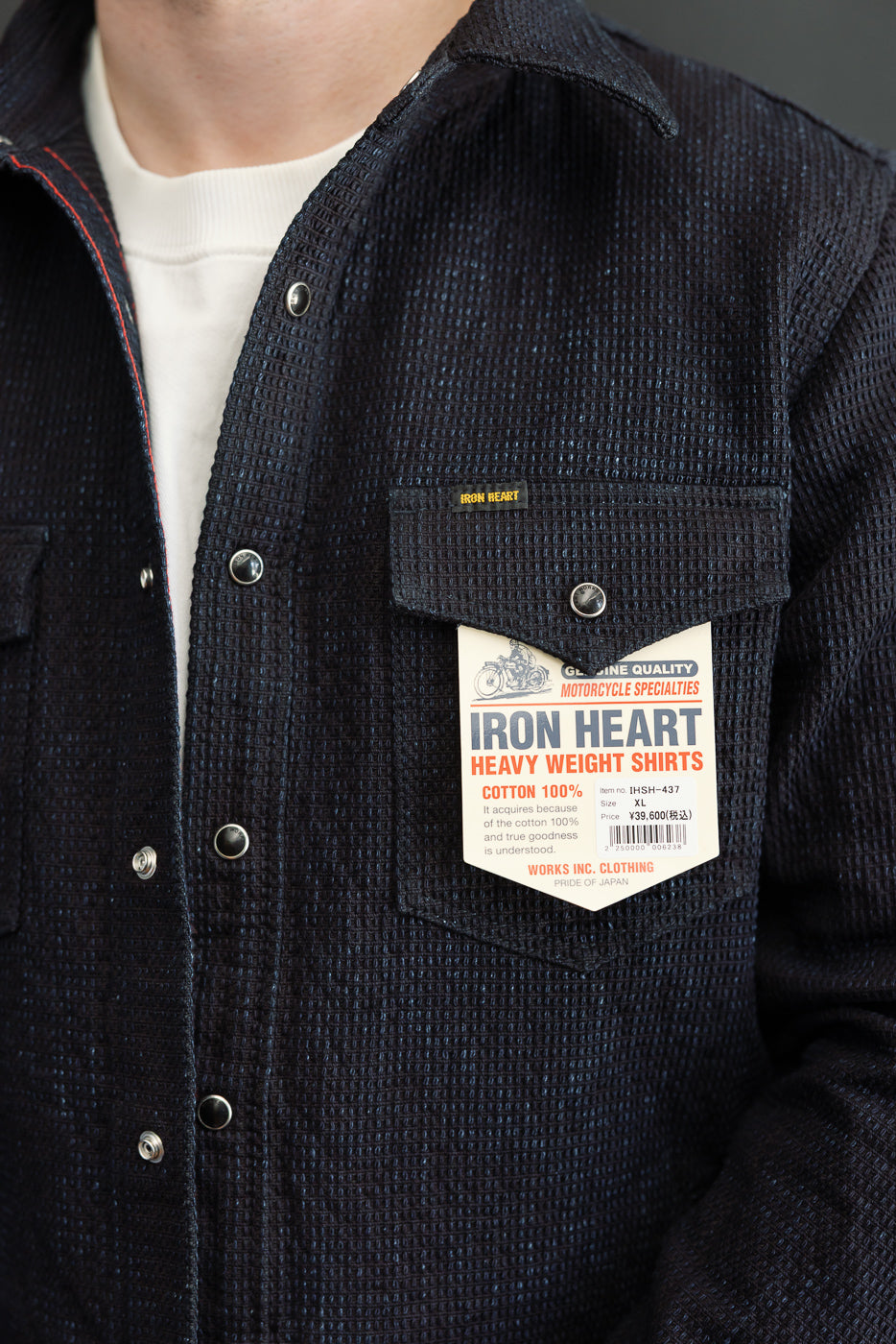 IHSH-437-IND - 13.5oz Dobby Cloth CPO Shirt - Indigo