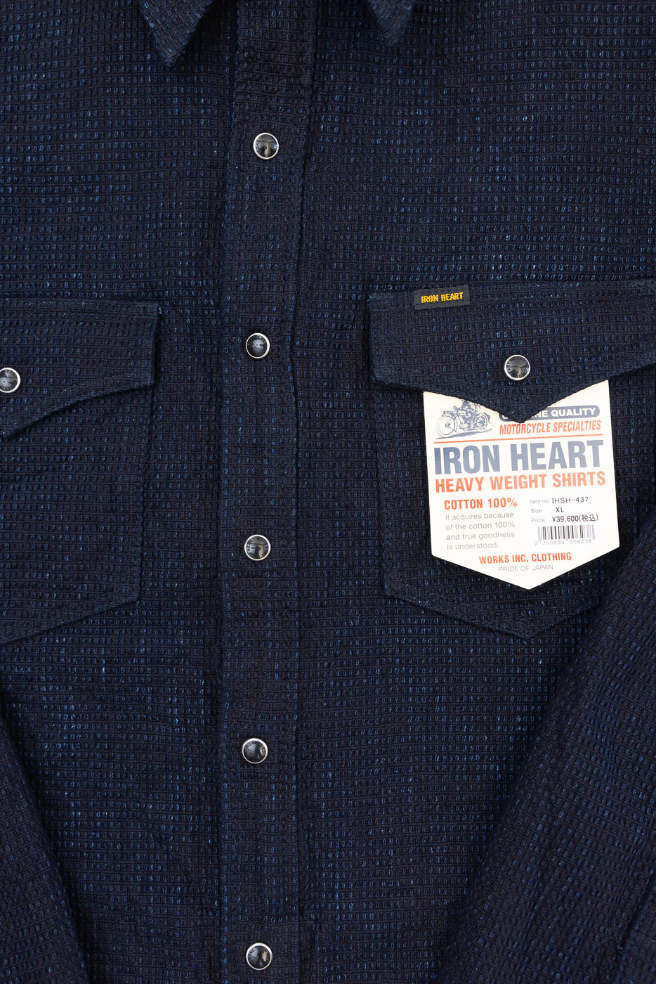 IHSH-437-IND - 13.5oz Dobby Cloth CPO Shirt - Indigo
