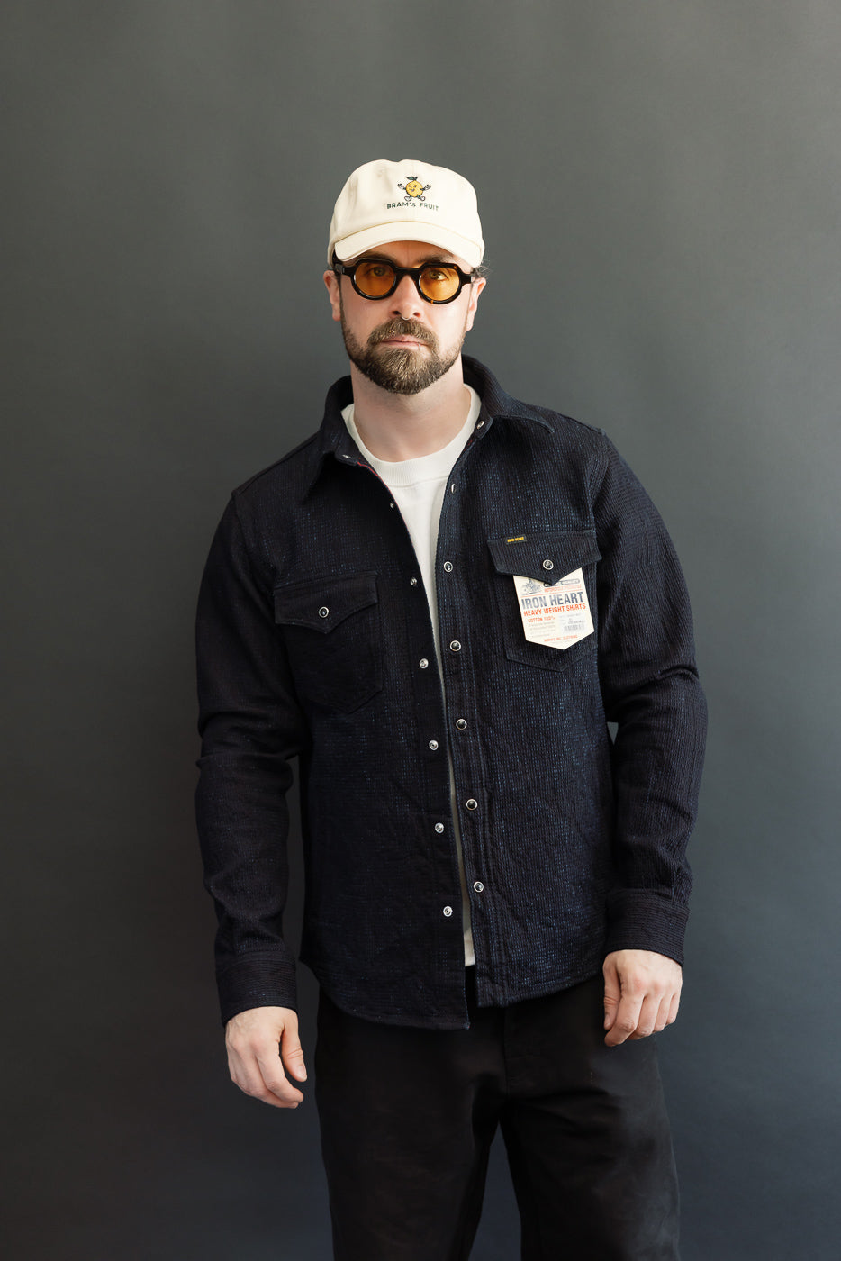 IHSH-437-IND - 13.5oz Dobby Cloth CPO Shirt - Indigo