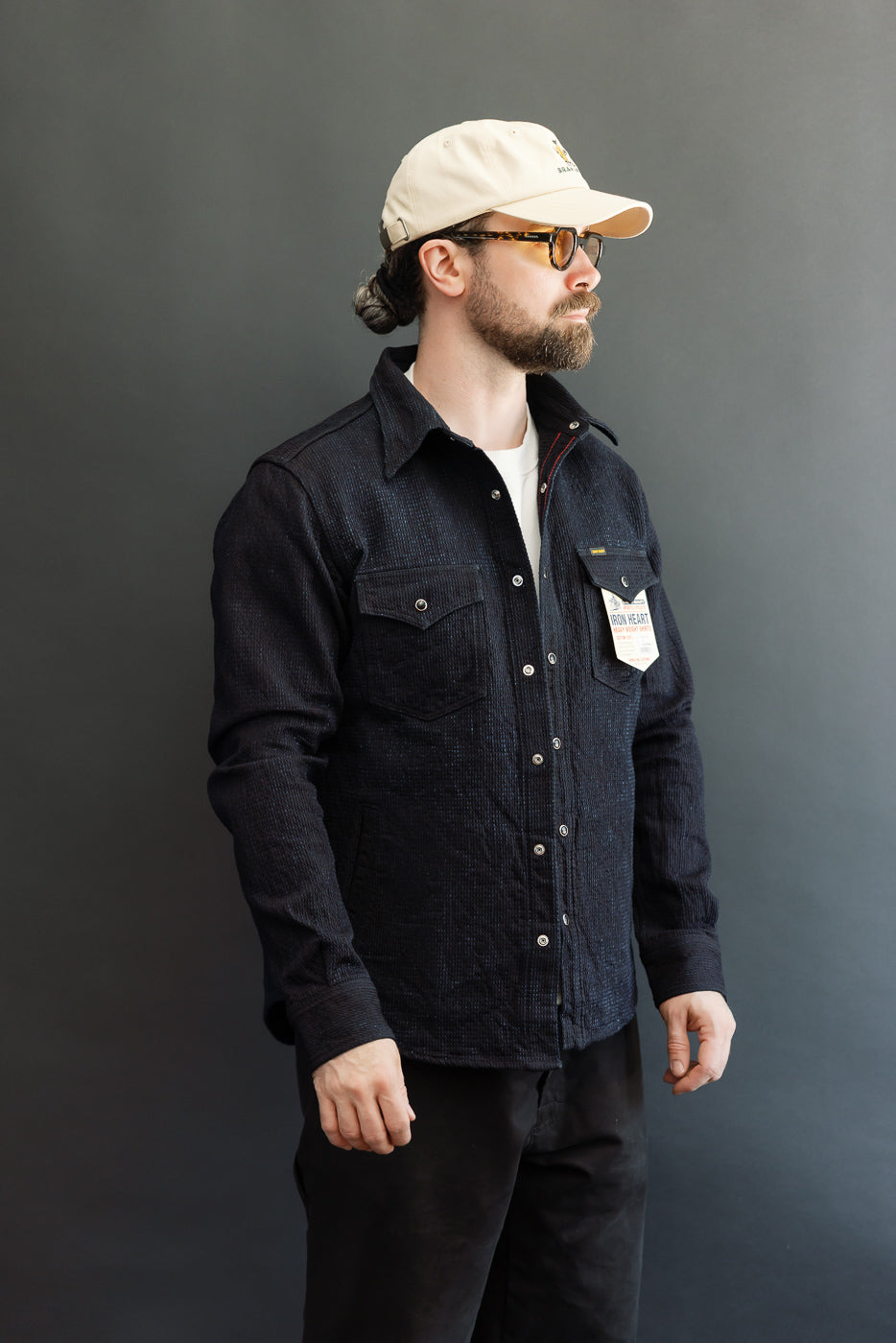 IHSH-437-IND - 13.5oz Dobby Cloth CPO Shirt - Indigo