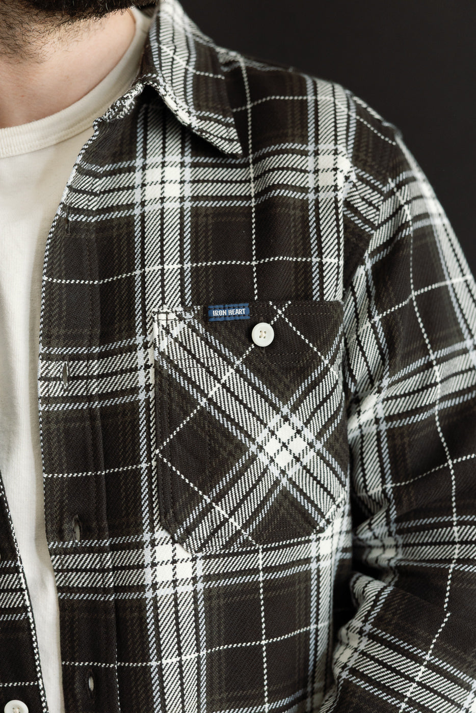 Close-up of male model 5'9