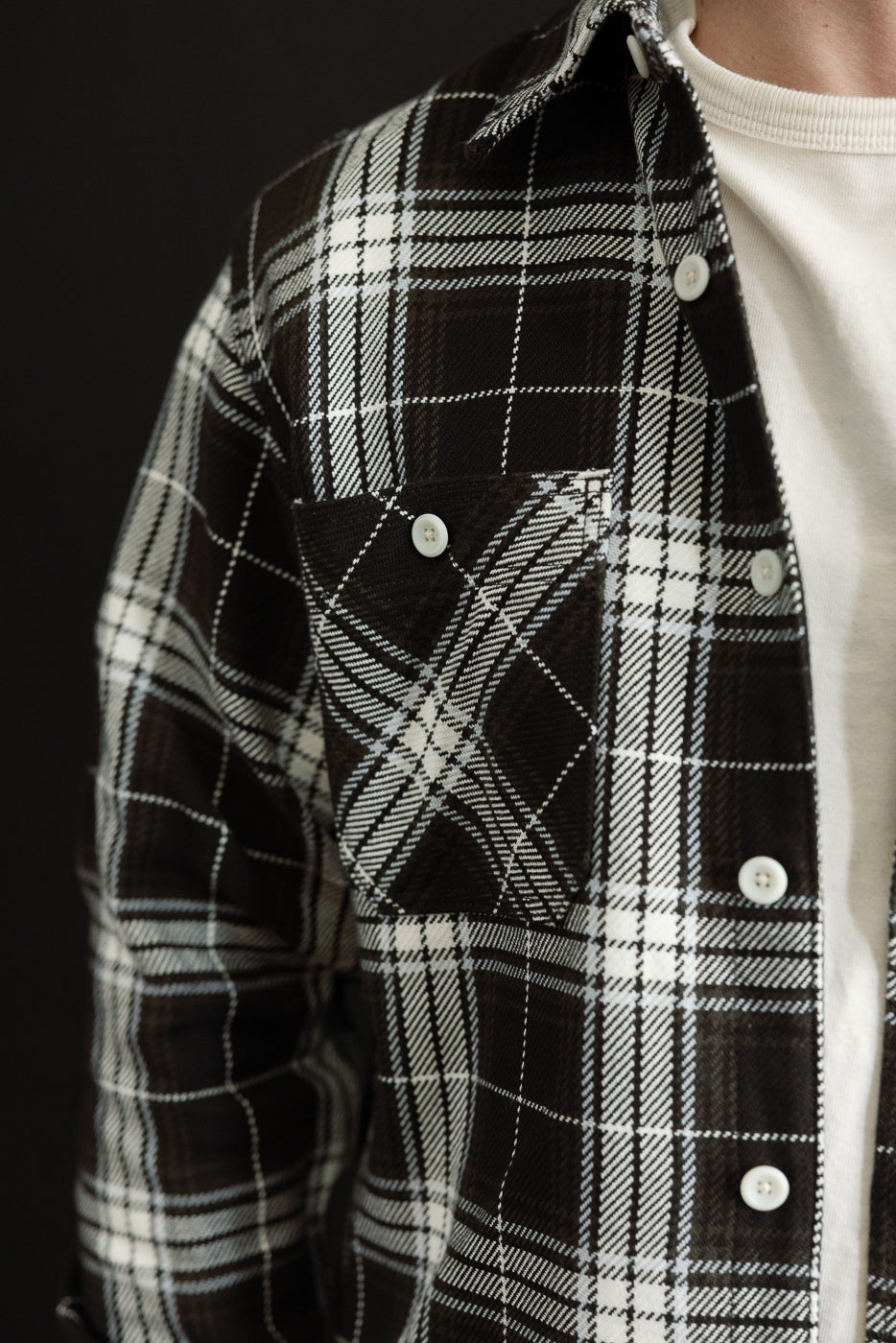 Close-up of male model 5'9
