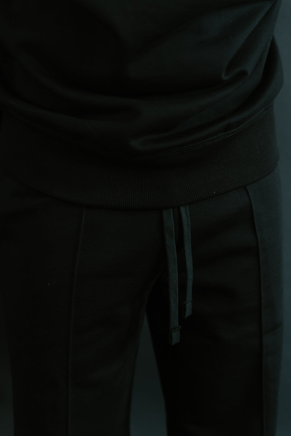 JM4517 - MZ Sweat Pintack Pants - 07 Black