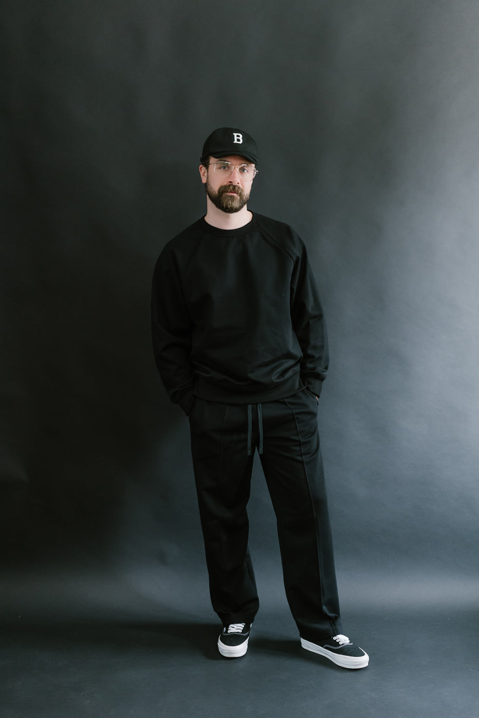 JM4517 - MZ Sweat Pintack Pants - 07 Black
