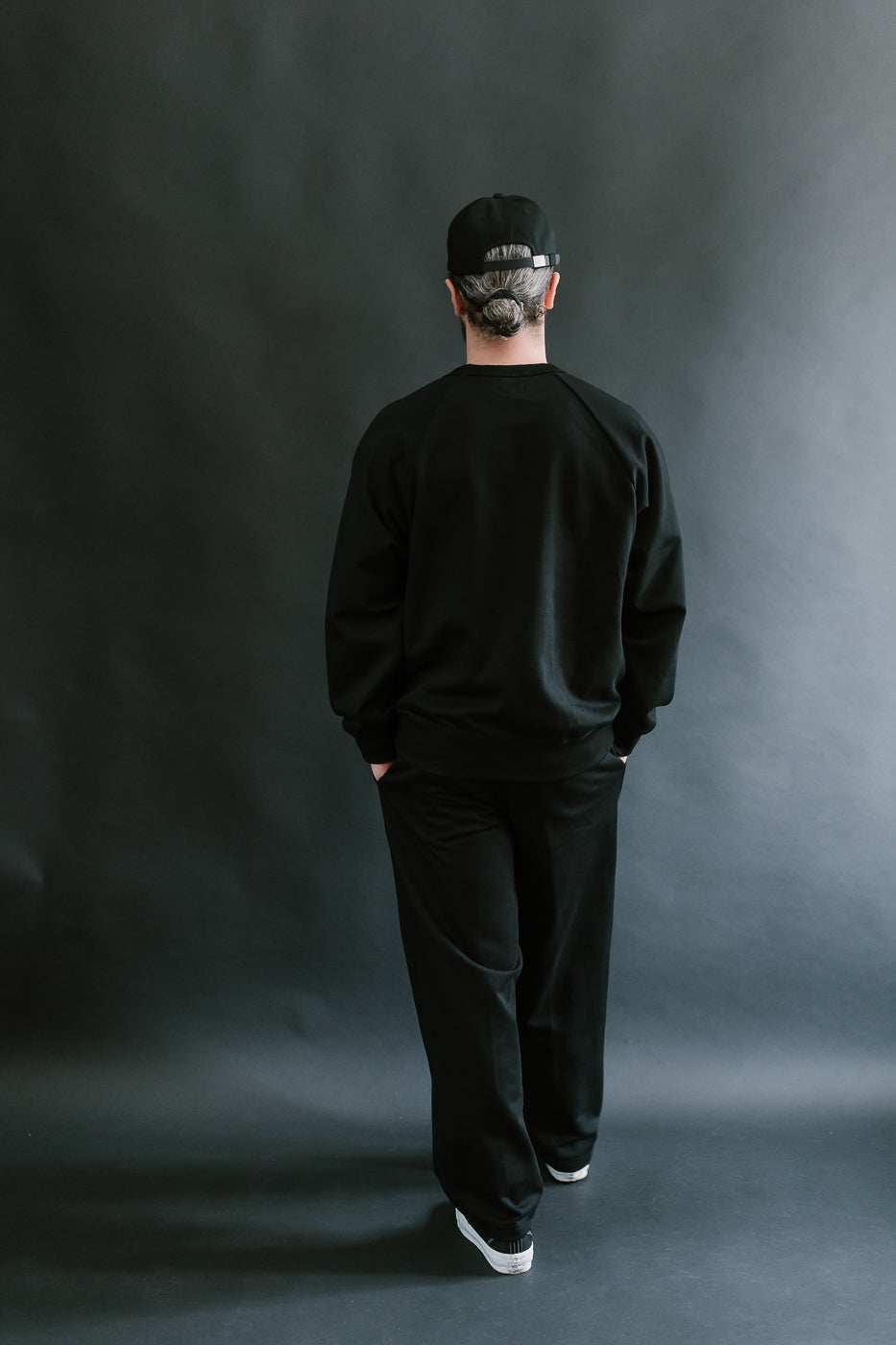 JM4517 - MZ Sweat Pintack Pants - 07 Black