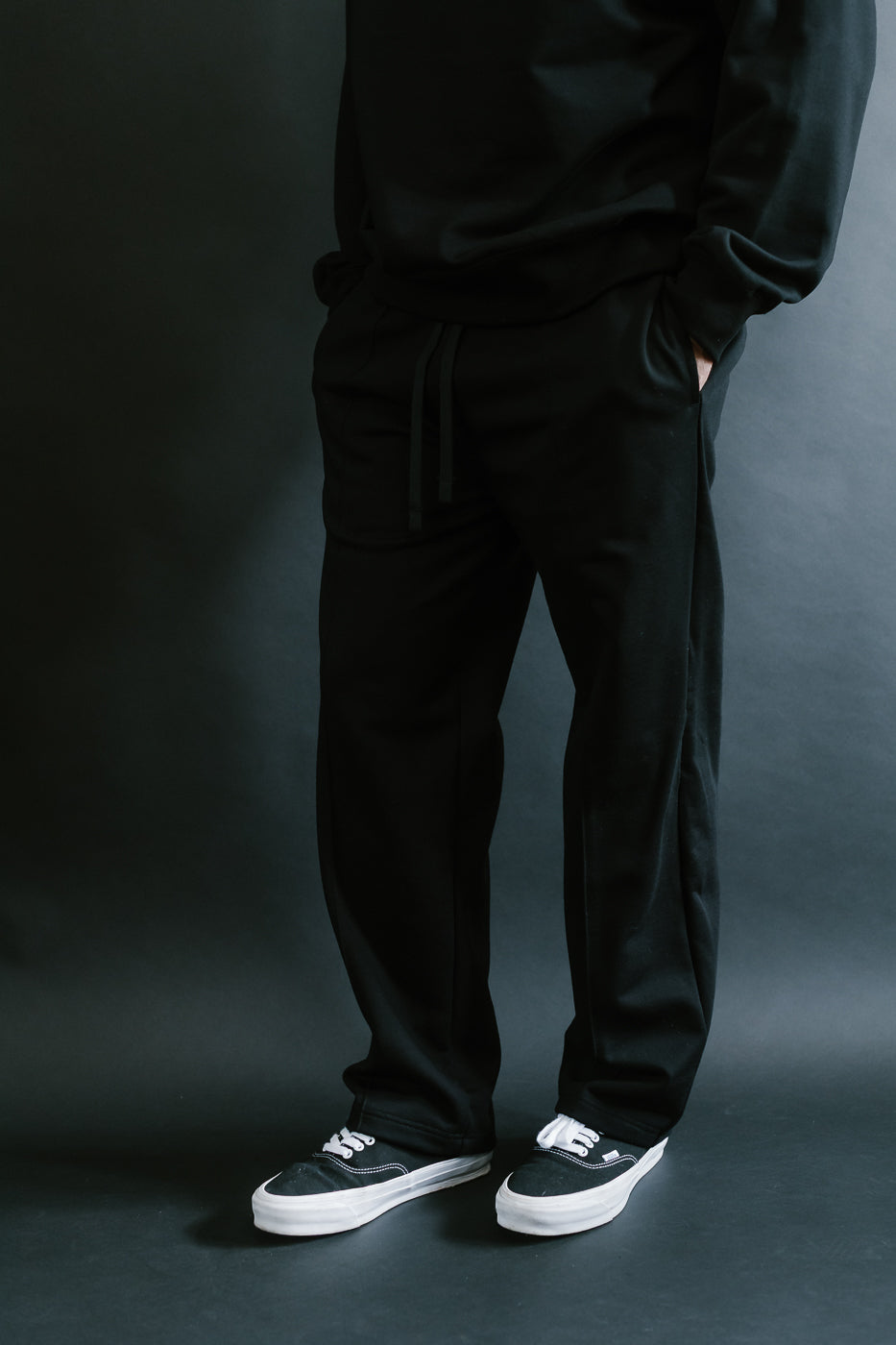 JM4517 - MZ Sweat Pintack Pants - 07 Black