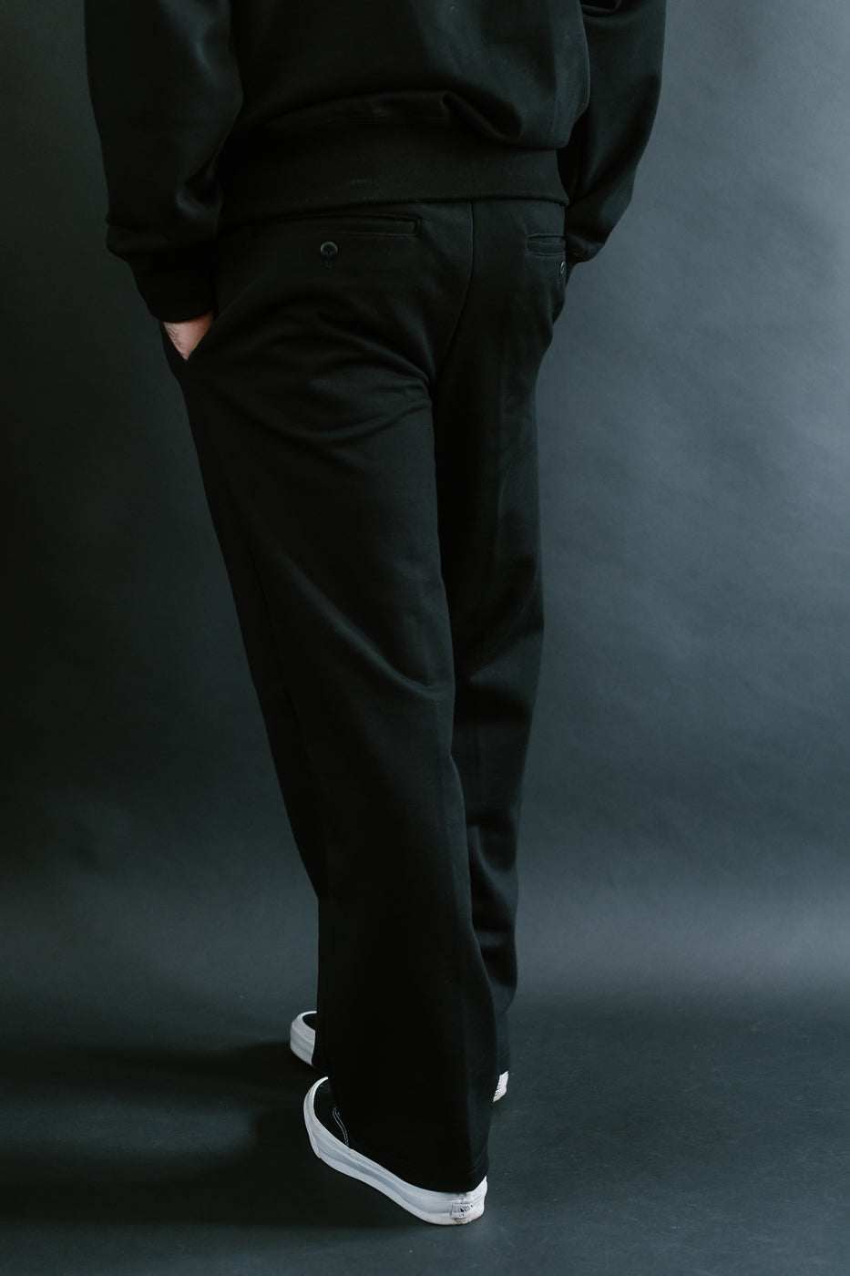 JM4517 - MZ Sweat Pintack Pants - 07 Black