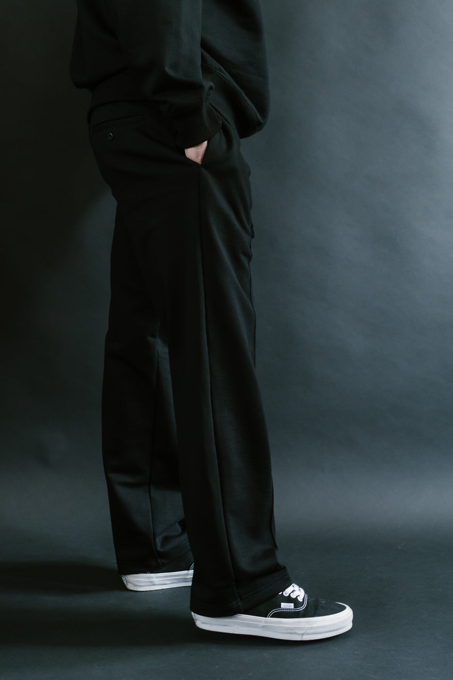 JM4517 - MZ Sweat Pintack Pants - 07 Black