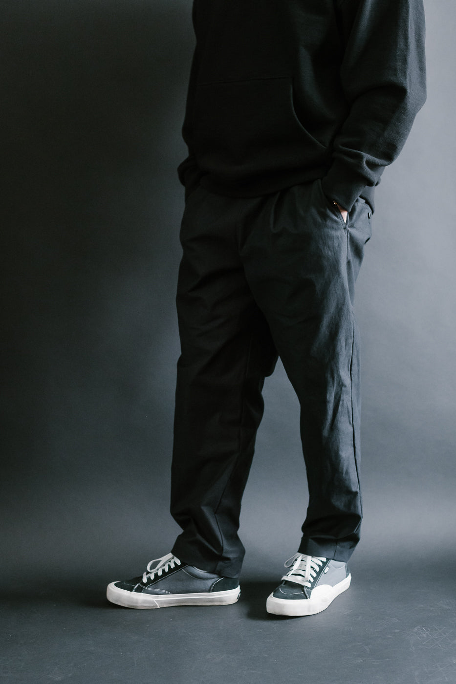 JM4507 - Back Nep Ump Pants - 07 Black