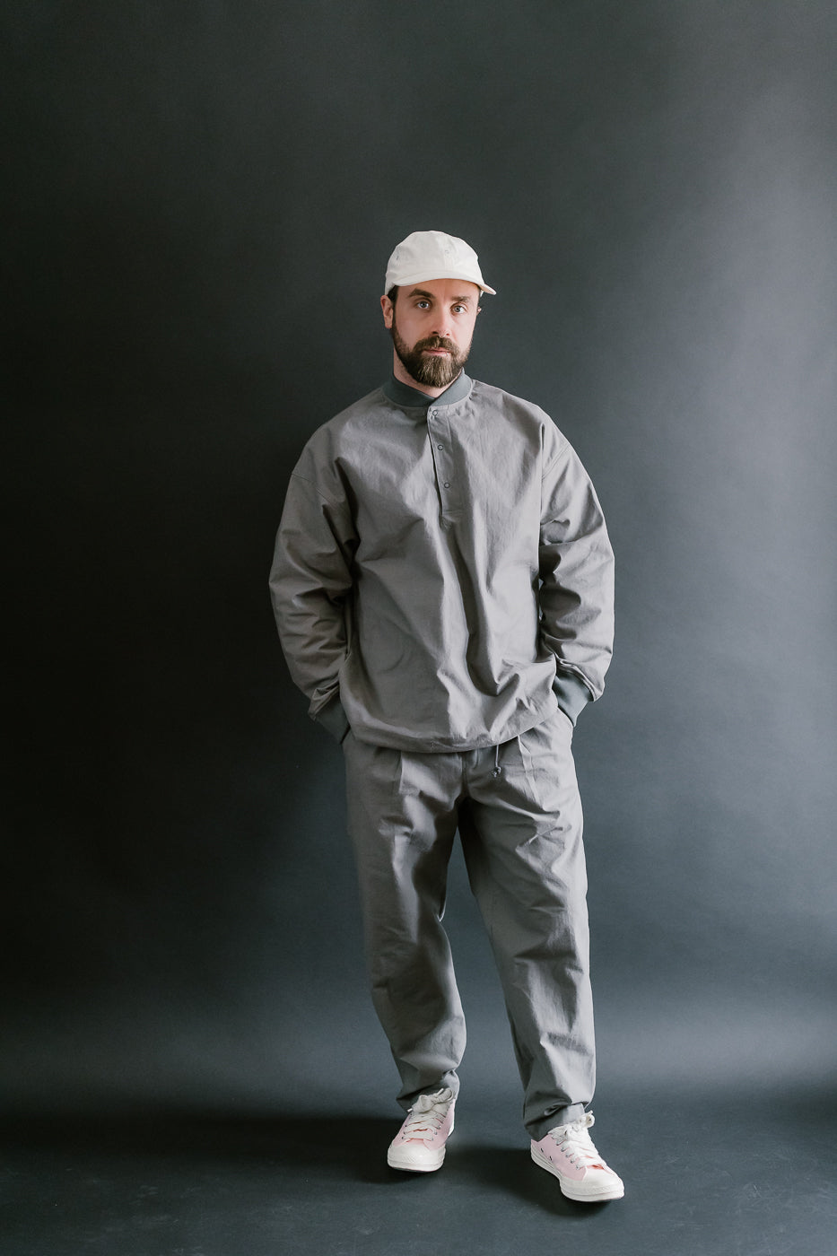JM4507 - Back Nep Ump Pants - 330 True Gray