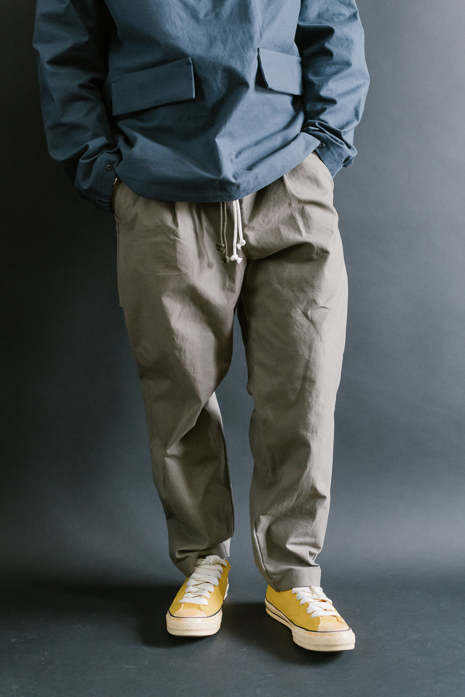 JM4507 - Back Nep Ump Pants - 338 Sepia